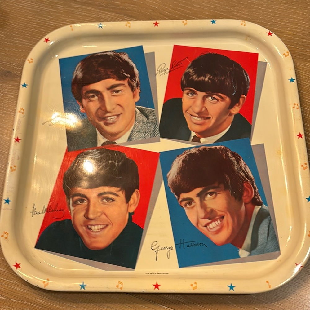1964 Worcester Ware  Beatles Tray
